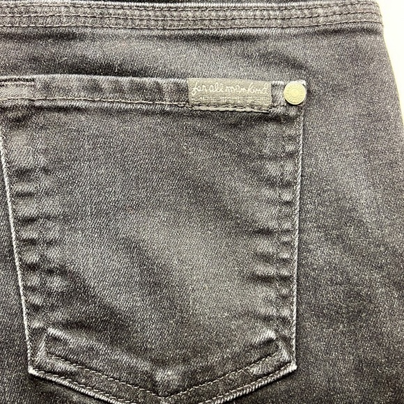 7 For All Mankind Cropped High Waist Vintage Straight Size 25 - Picture 13 of 16